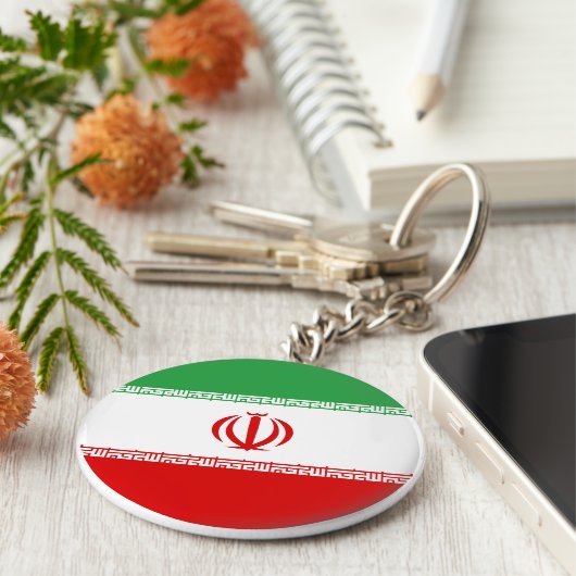 Flagge Iran (Iran) Schlüsselanhänger (Seite)