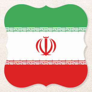 Flagge Iran (Iran) Untersetzer