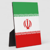 Flagge Irans Fotoplatte (Seite)