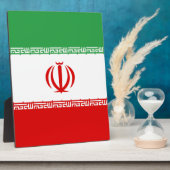 Flagge Irans Fotoplatte (Seite)