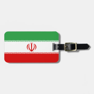 Flagge Irans Gepäckanhänger