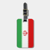 Flagge Irans Gepäckanhänger (Vorderseite vertikal)