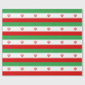 Flagge Irans Geschenkpapier (Flach)