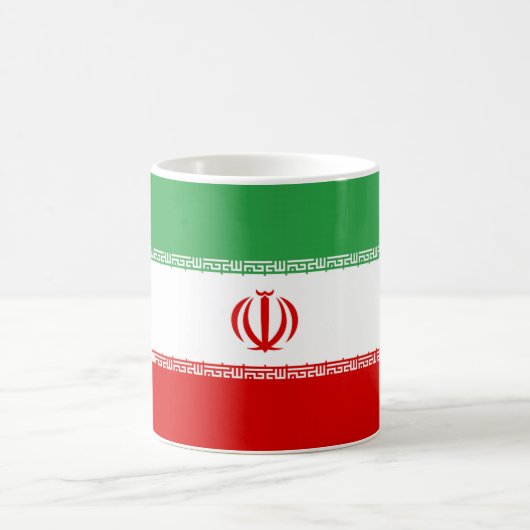 Flagge Irans Kaffeetasse (Mittel)