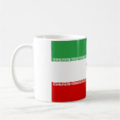 Flagge Irans Kaffeetasse (Links)