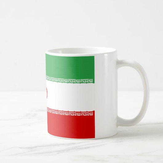 Flagge Irans Kaffeetasse (Rechts)