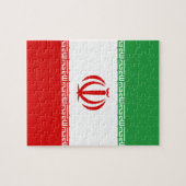 Flagge Irans Puzzle (Horizontal)