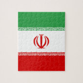 Flagge Irans Puzzle (Vertikal)