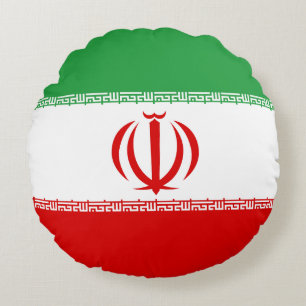 Flagge Irans Rundes Kissen