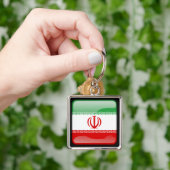 Flagge Irans Schlüsselanhänger (Hand)
