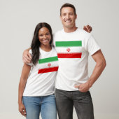 Flagge Irans T-Shirt (Unisex)