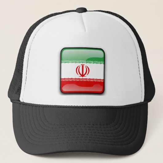 Flagge Irans Truckerkappe (Vorderseite)