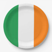 Flagge Irland Pappteller (Vorderseite)