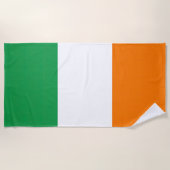 Flagge Irland Strandtuch (Vorderseite)