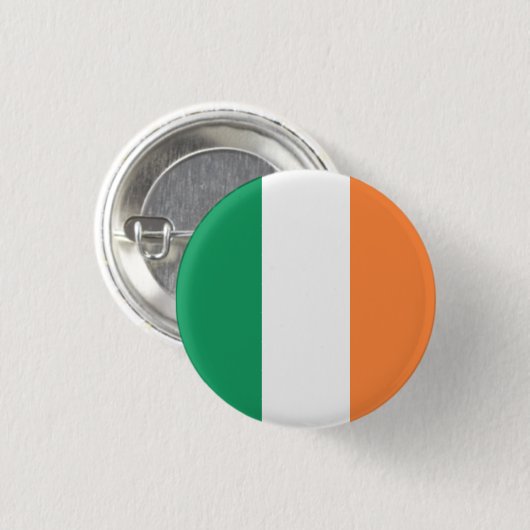 Flagge Irlands Button (Vorne & Hinten)