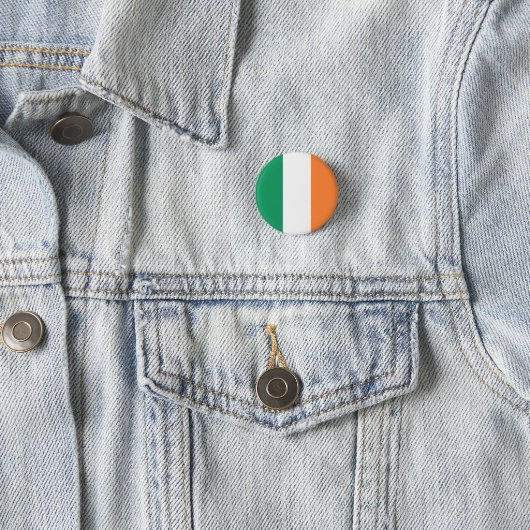 Flagge Irlands Button (Beispiel)