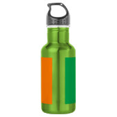 Flagge Irlands Edelstahlflasche (Rückseite)