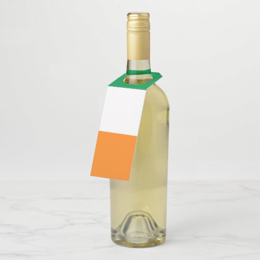 Flagge Irlands Flaschenanhänger (Angewinkelt)