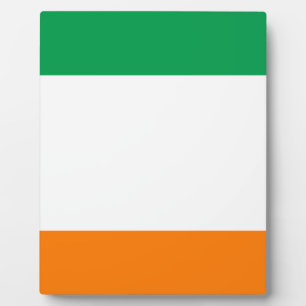 Flagge Irlands Fotoplatte