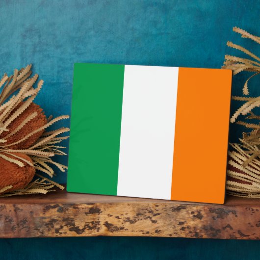 Flagge Irlands Fotoplatte (Seite)