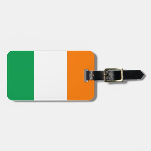 Flagge Irlands Gepäckanhänger (Vorderseite horizontal)