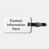 Flagge Irlands Gepäckanhänger (Rückseite horizontal)