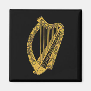 Flagge Irlands Harfe Flagge Irische Harfe Symbol Magnet