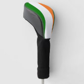 Flagge Irlands insgesamt Golf Headcover (angewinkelt)