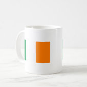 Flagge Irlands Kaffeetasse (Vorderseite Links)