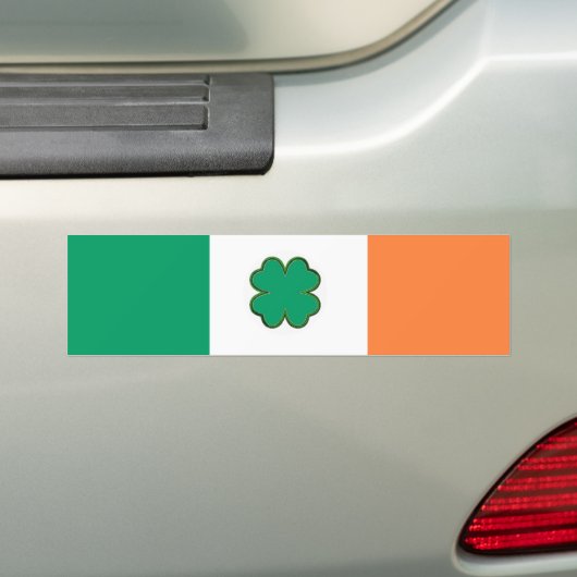 Flagge Irlands Kleeblatt Autoaufkleber (Auf Auto)