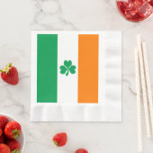 Flagge Irlands Kleeblatt Serviette (Beispiel)