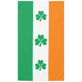 Flagge Irlands Kleeblatt Tischdecke (Vorderseite)
