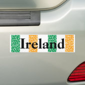 Flagge Irlands Kleeblätter Autoaufkleber (Auf Auto)