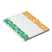 Flagge Irlands Kleeblätter Notizblock (angewinkelt)