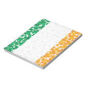 Flagge Irlands Kleeblätter Notizblock (Rotiert)