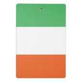 Flagge Irlands Mini Klemmbrett (Rückseite)
