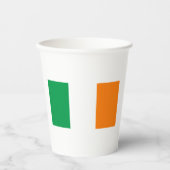 Flagge Irlands Pappbecher (Vorderseite)