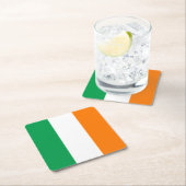 Flagge Irlands Rechteckiger Pappuntersetzer (Vor Ort)