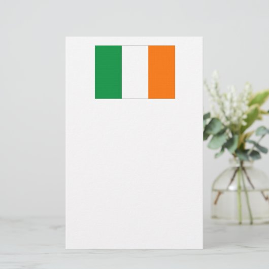 Flagge Irlands/St. Patrick's Day Briefpapier (Stehend Vorderseite)