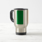 Flagge Irlands/St. Patrick's Day Reisebecher (Vorderseite Links)