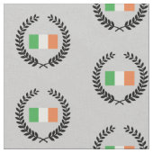 Flagge Irlands Stoff (Nahaufnahme)