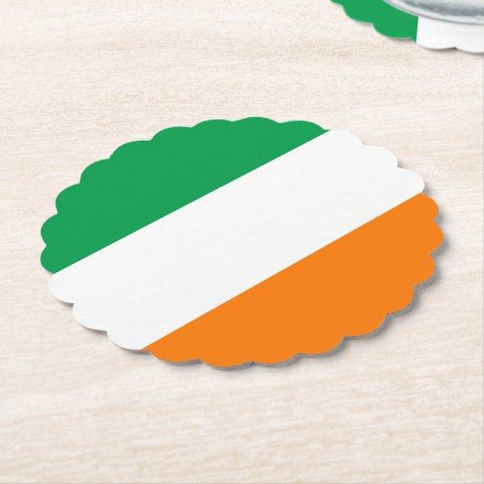 Flagge Irlands Untersetzer (angewinkelt)