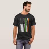 Flagge Irlands USA T-Shirt (Vorne ganz)