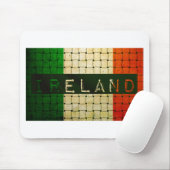 Flagge Irlands Woven Mousepad (Mit Mouse)
