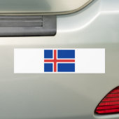 Flagge Islands Autoaufkleber (Auf Auto)