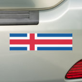 Flagge Islands Autoaufkleber (Auf Auto)