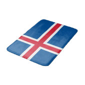 Flagge Islands Badematte (Schrägansicht)
