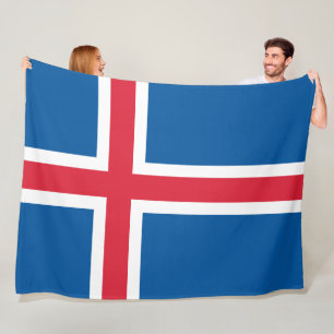 Flagge Islands Fleecedecke