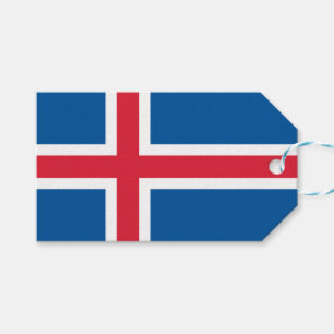 Flagge Islands Geschenkanhänger