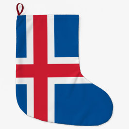 Flagge Islands Großer Weihnachtsstrumpf